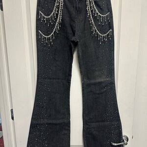 Blue B “Bling Jeans” Black Size L
